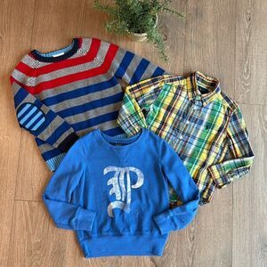 ((3 PIECE)) BOYS POLO AND HANNA HIGH END COTTON BUNDLE SIZE 5
